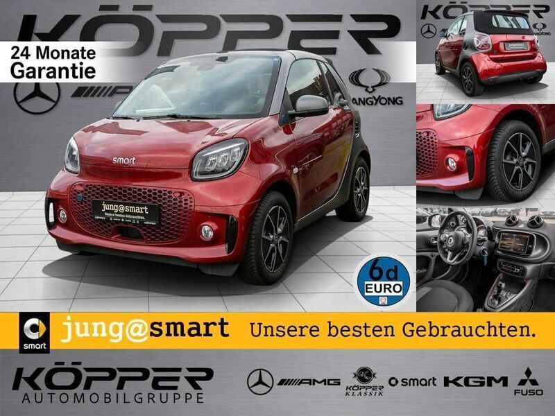 Carmine red Gebraucht 2024 Smart ForTwo Electric Drive Exclusive Cabrio | 17.778 € (Fairer Preis) - Bild 1/4