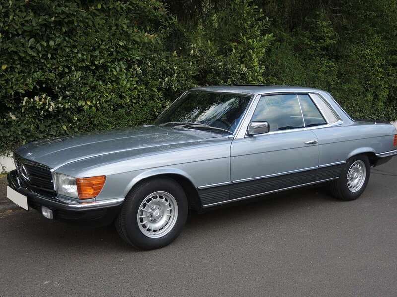 Blau Gebraucht 1979 Mercedes SLC450 Classic Coupé | 78.000 € - Bild 1/4