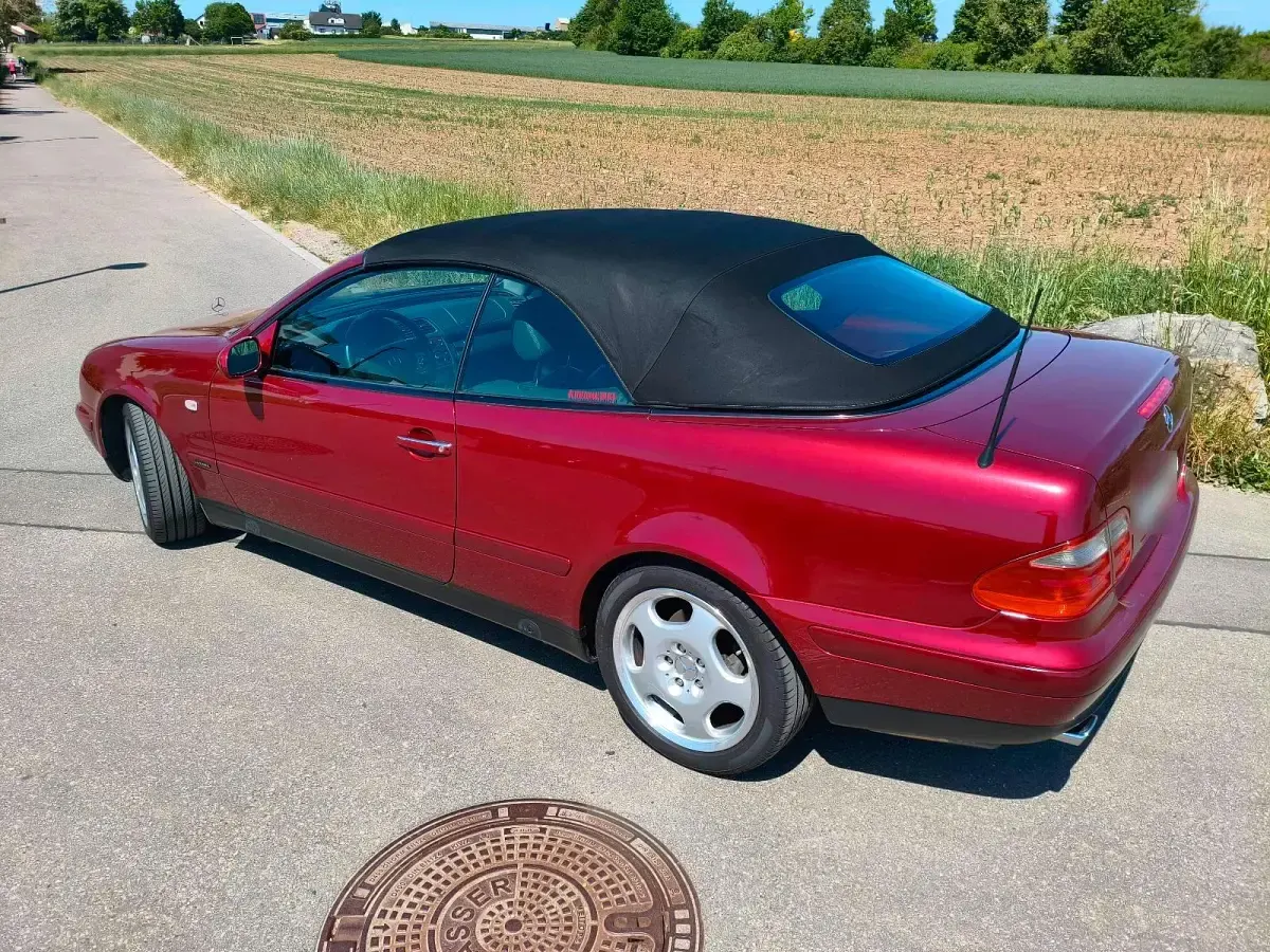 Gebraucht Mercedes CLK200 136 PS (100 kW) 1999 Rot Cabrio