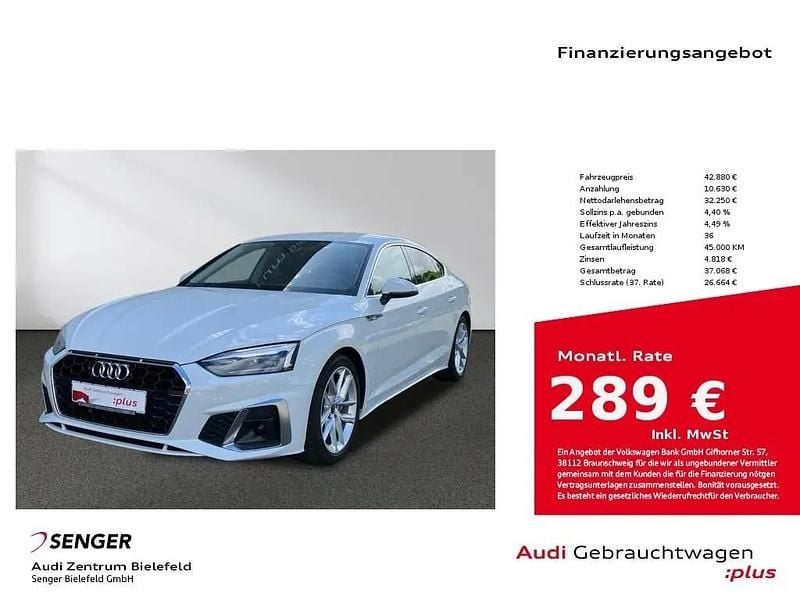 Weiß Gebraucht 2024 Audi A5 Sportback Business | 42.880 € (Fairer Preis) - Bild 1/1