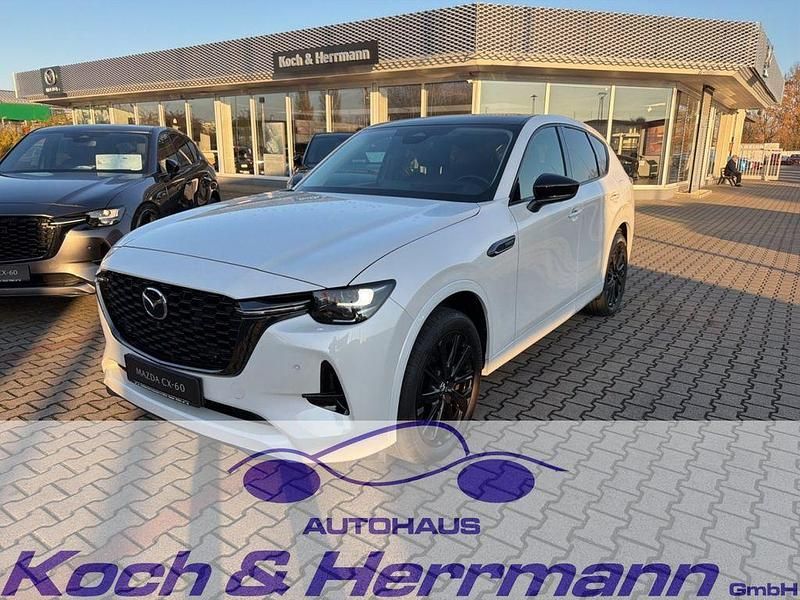 Rhodium white Gebraucht 2022 Mazda CX-60 Homura-Line SUV | 36.900 € (Fairer Preis) - Bild 1/4