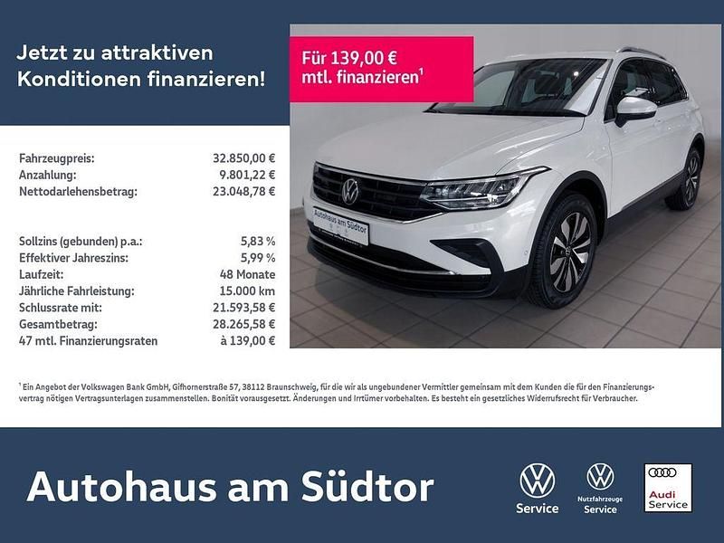 Gebraucht VW Tiguan Move 150 PS (110 kW) 2024 Oryxweiß perlmutteffekt SUV