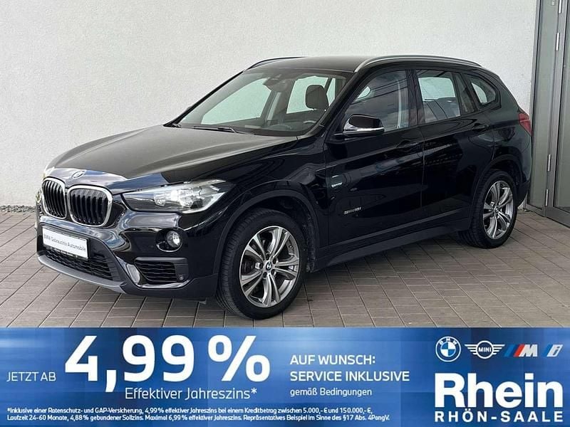 Schwarz Gebraucht 2018 BMW X1 Advantage SUV | 15.995 € (Guter Preis) - Bild 1/4