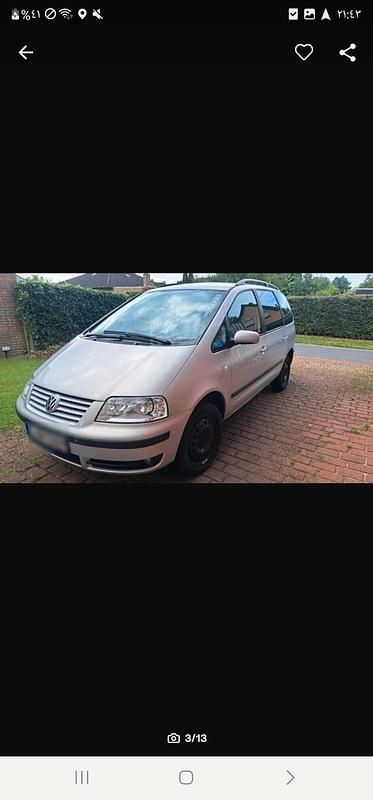 Silber Gebraucht 2001 VW Sharan Van / Kleinbus | 1.600 € (Fairer Preis) - Bild 1/4