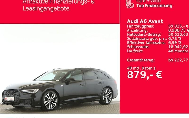Gebraucht Audi A6 S-Line 245 PS (180 kW) 2025 Mythosschwarz metallic Kombi