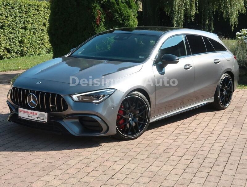 Grau Gebraucht 2021 Mercedes CLA45 AMG AMG Limousine | 45.450 € (Superpreis) - Bild 1/4