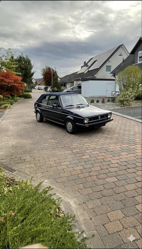 Blau Gebraucht 1987 VW Golf Cabriolet GTI Cabrio | 9.500 € - Bild 1/4