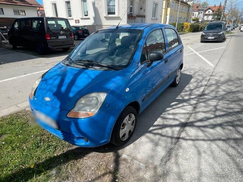 Blau Gebraucht 2008 Chevrolet Matiz Kleinwagen | 950 € - Bild 1/4