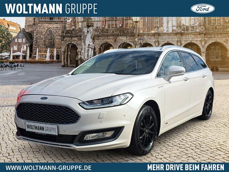 Arktisweiß (metallic) Gebraucht 2020 Ford Mondeo Vignale Limousine | 20.990 € (Teuer) - Bild 1/4