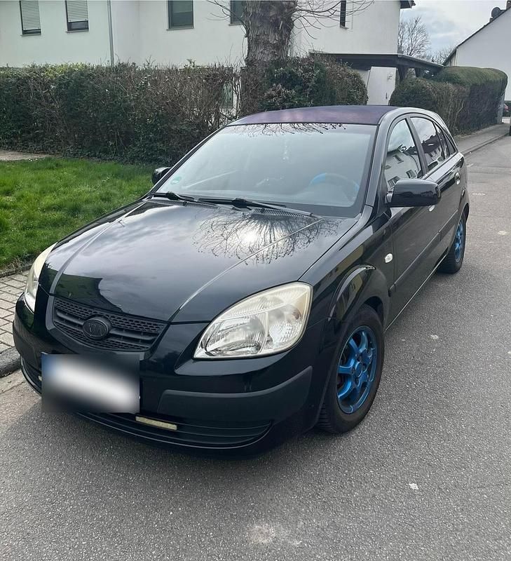 Gebraucht Kia Rio 2009 Schwarz Kleinwagen