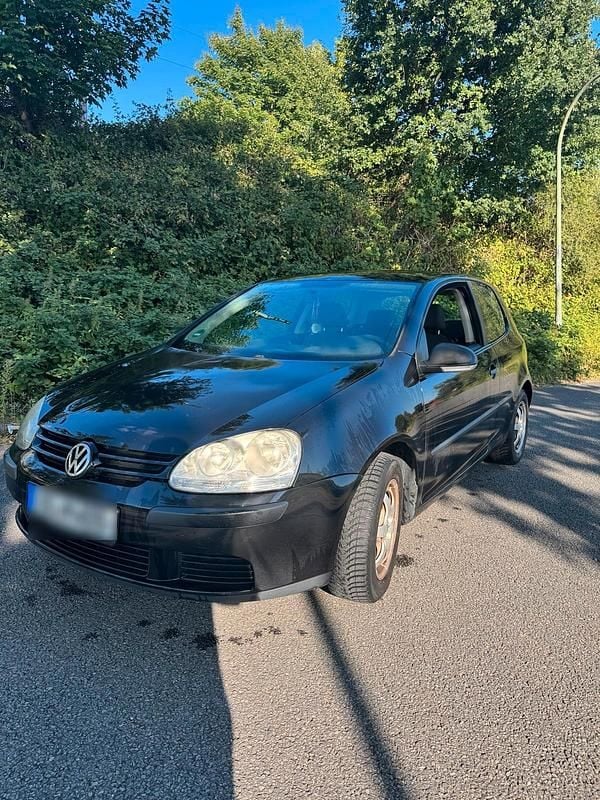 Schwarz Gebraucht 2007 VW Golf V Kleinwagen | 699 € (Guter Preis) - Bild 1/4