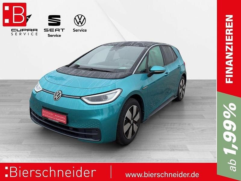 Blau Gebraucht 2021 VW ID.3 Pro Kleinwagen | 19.250 € (Fairer Preis) - Bild 1/4