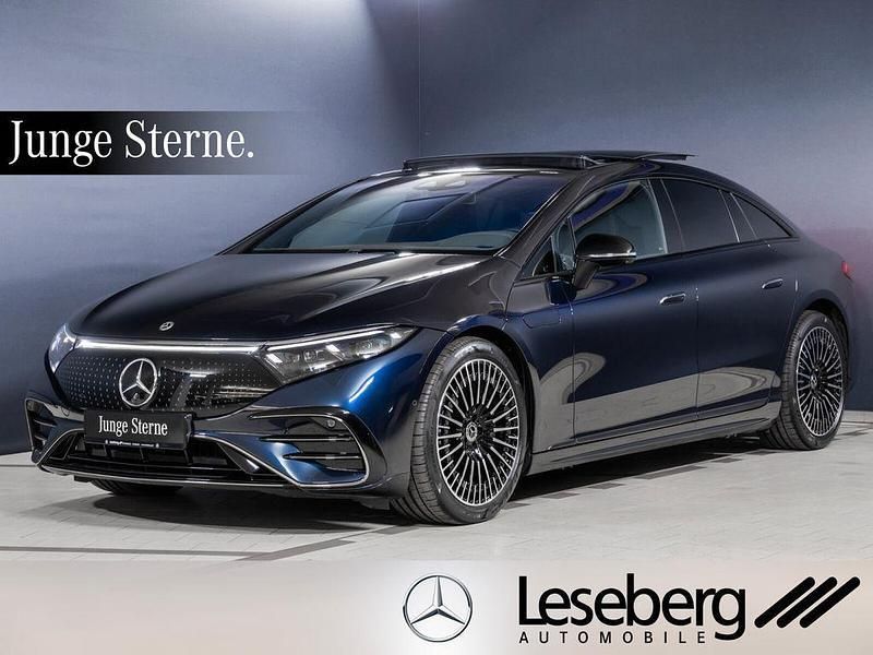 Nautikblau Gebraucht 2024 Mercedes EQS580 AMG Limousine | 99.850 € - Bild 1/4