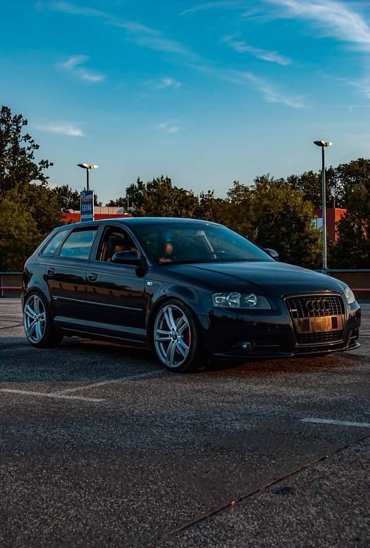 Blau Gebraucht 2008 Audi A3 Sportback S-Line Kleinwagen | 9.500 € - Bild 1/4