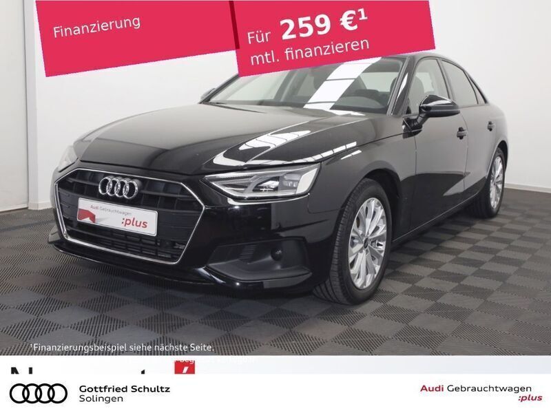 Schwarz Gebraucht 2022 Audi A4 Basis Limousine | 25.950 € (Guter Preis) - Bild 1/4