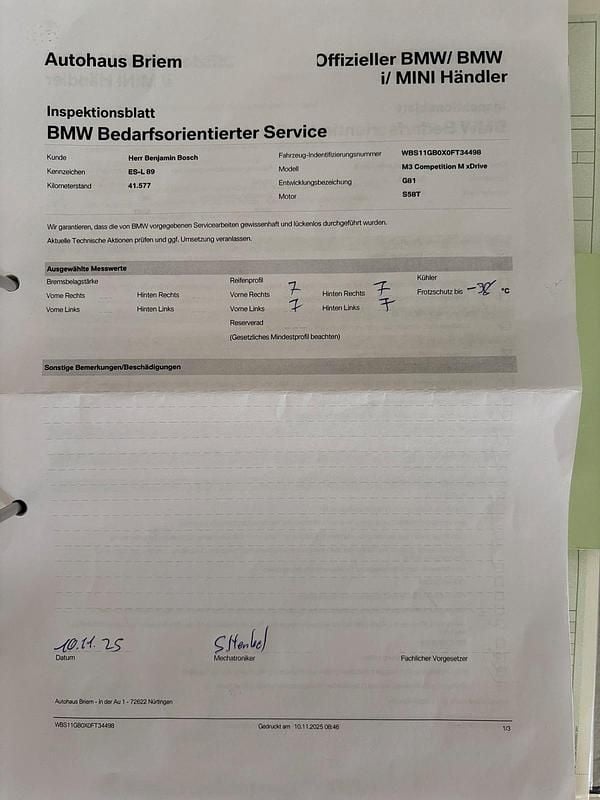 Gebraucht BMW M3 Competition Edition 655 PS (481 kW) 2024 Grau Kombi