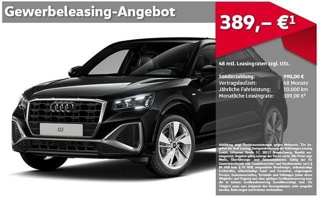 Mythosschwarz metallic Neu 2025 Audi Q2 Sport SUV | 39.990 € (Fairer Preis) - Bild 1/4