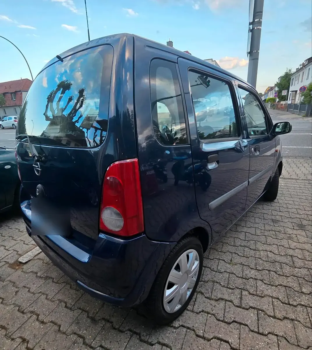 Gebraucht Opel Agila 60 PS (44 kW) 2003 Blau Van / Kleinbus