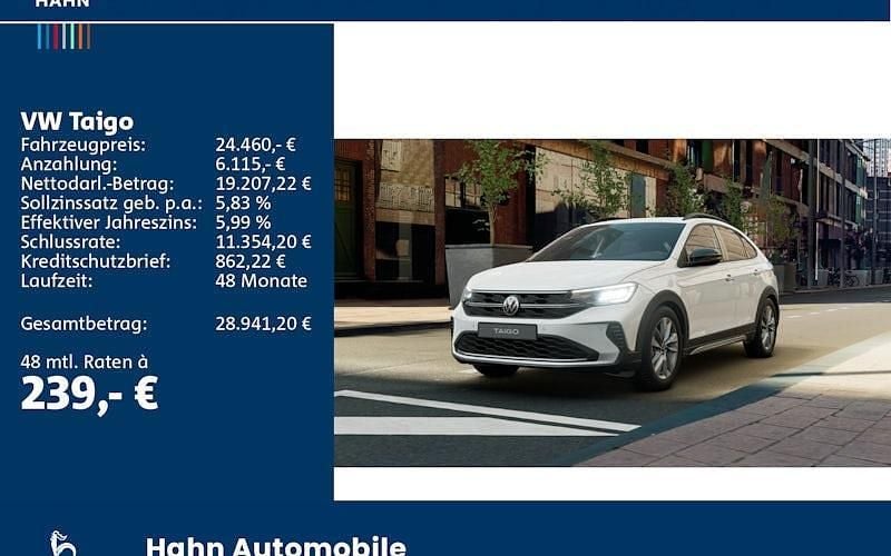 Gebraucht VW Taigo Life 116 PS (85 kW) 2025 Weiß SUV
