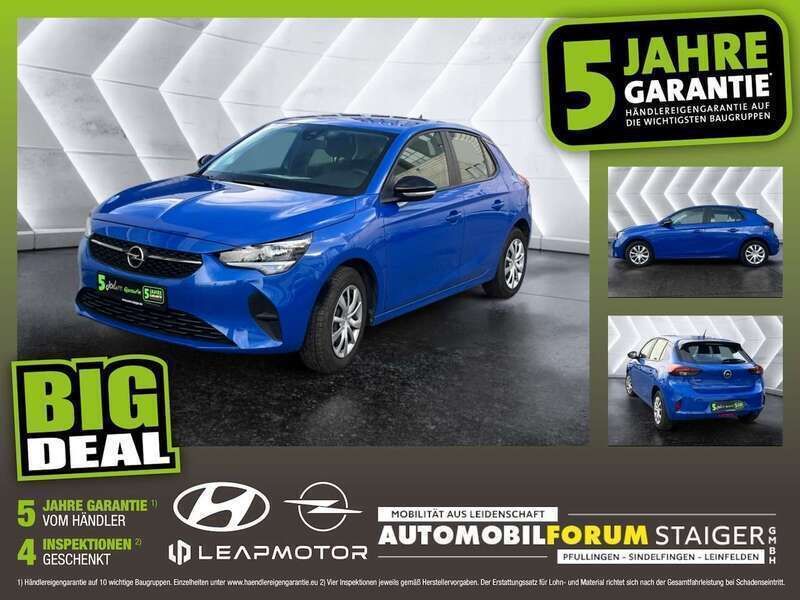 Perl blau/voltaik blau Gebraucht 2022 Opel Corsa Edition Kleinwagen | 13.190 € (Fairer Preis) - Bild 1/4