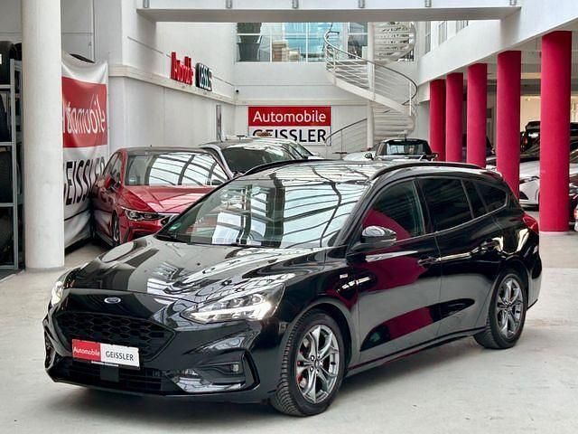Iridiumschwarz metallic Gebraucht 2019 Ford Focus ST-Line Kombi | 18.499 € (Fairer Preis) - Bild 1/4