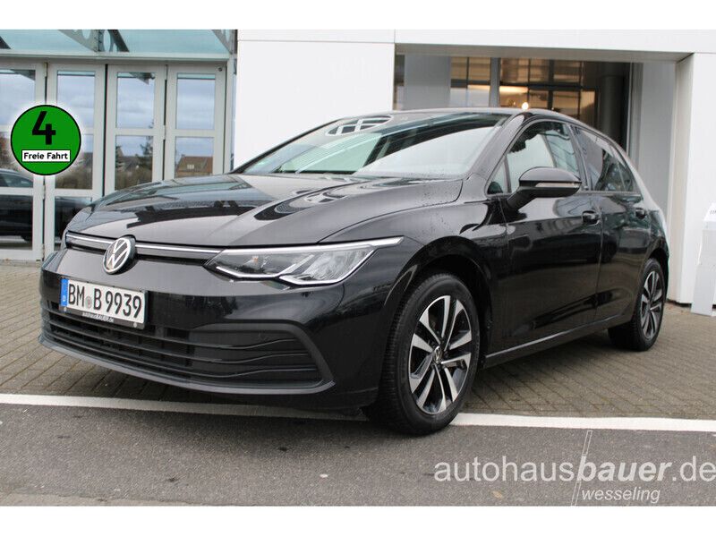 Schwarz Gebraucht 2021 VW Golf VIII United Kleinwagen | 24.970 € - Bild 1/4