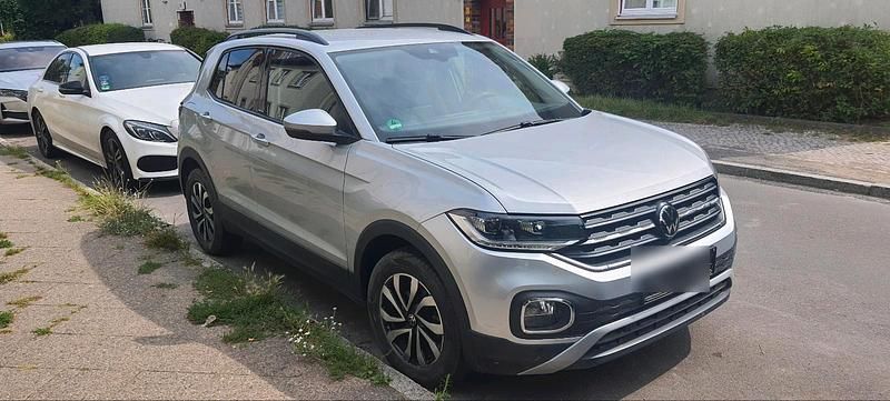 Silber Gebraucht 2023 VW T-Cross Active SUV | 16.200 € (Superpreis) - Bild 1/4