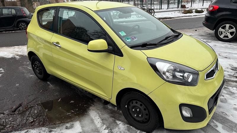 Gebraucht Kia Picanto 69 PS (50 kW) 2014 Grün Kleinwagen