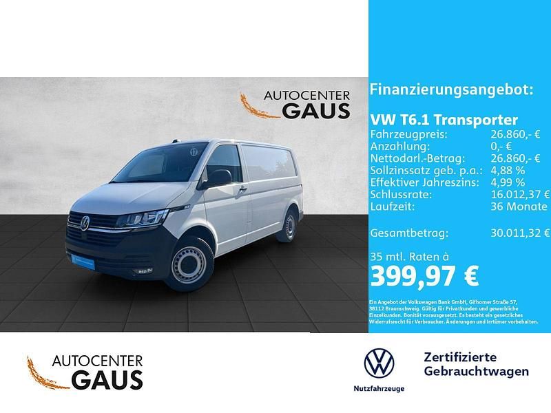 Weiß Gebraucht 2021 VW T6.1 Van | 26.860 € (Superpreis) - Bild 1/2