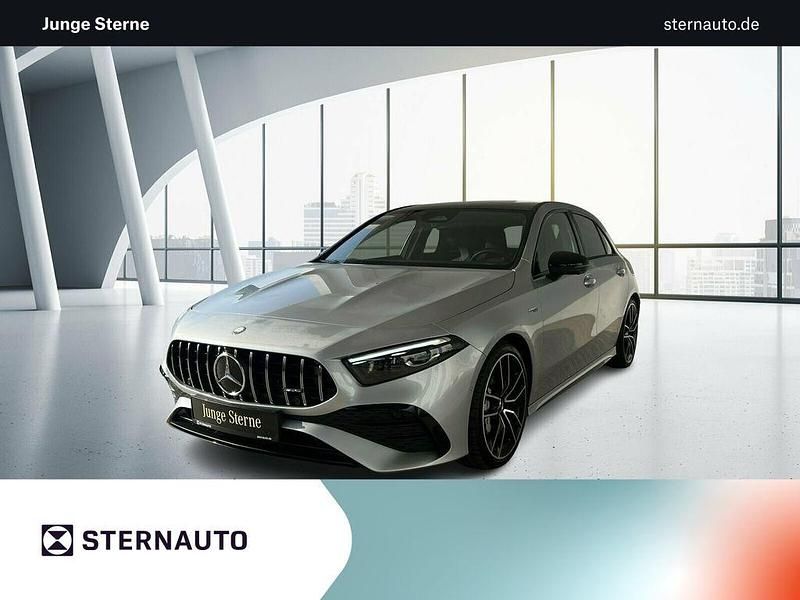 Metalliclack hightechsilber Gebraucht 2024 Mercedes A35 AMG AMG Limousine | 45.220 € (Fairer Preis) - Bild 1/4