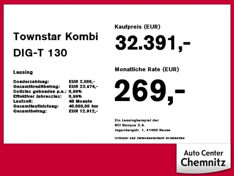 Neu Nissan Townstar 360º 131 PS (96 kW) 2025 Grey highland Kombi