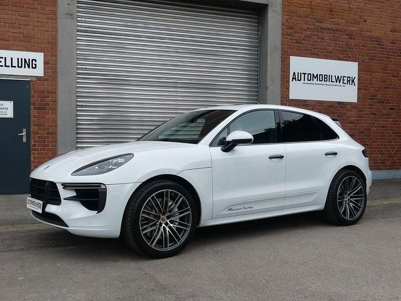 Weiß Gebraucht 2021 Porsche Macan Turbo SUV | 74.899 € (Fairer Preis) - Bild 1/4