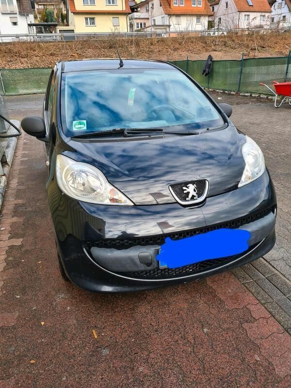 Schwarz Gebraucht 2008 Peugeot 107 Kleinwagen | 800 € (Fairer Preis) - Bild 1/4