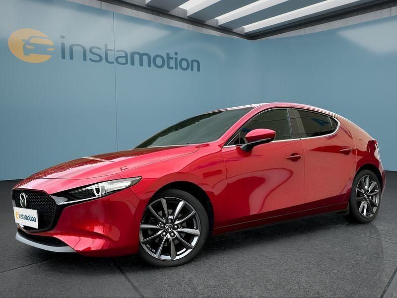 Rot Gebraucht 2021 Mazda 3 Selection Limousine | 22.849 € (Fairer Preis) - Bild 1/4