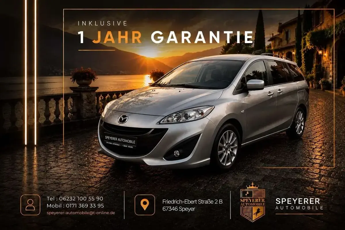 Gebraucht Mazda 5 116 PS (85 kW) 2012 Grau Van / Kleinbus