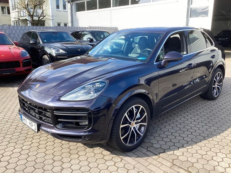 Blau Gebraucht 2019 Porsche Cayenne Turbo SUV | 61.000 € - Bild 1/4