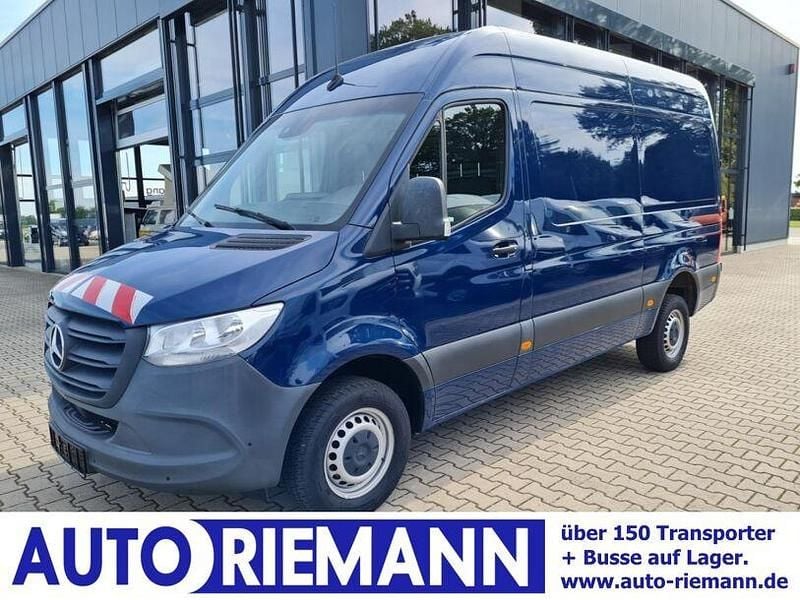 Stahlblau Gebraucht 2020 Mercedes Sprinter Van | 28.441 € (Guter Preis) - Bild 1/4
