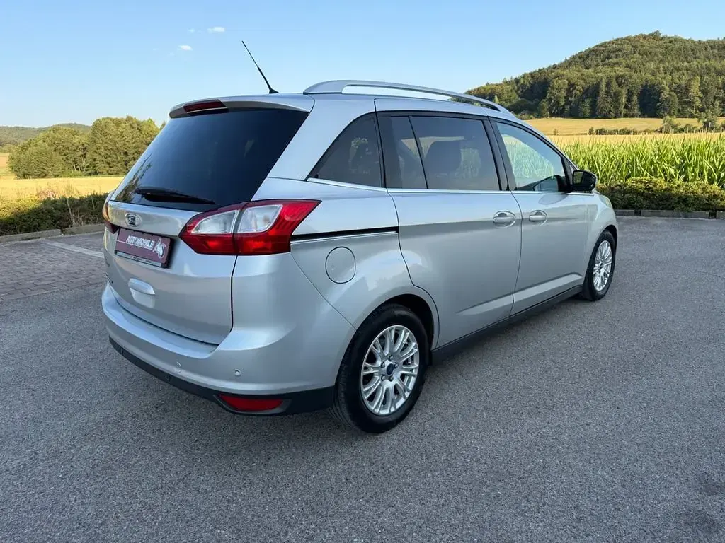 Gebraucht Ford Grand C-Max Titanium 150 PS (110 kW) 2011 Silber Van / Kleinbus