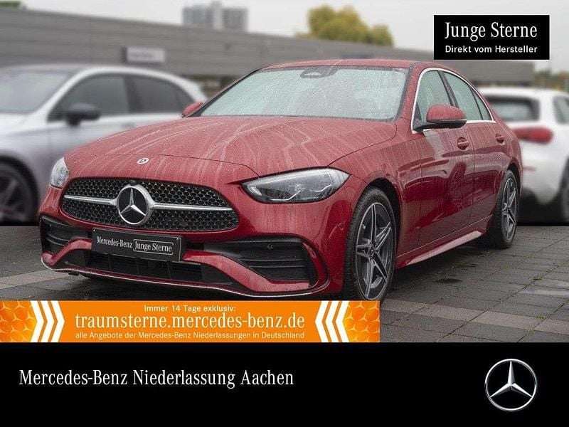 Rot Gebraucht 2024 Mercedes C200 Advanced Limousine | 38.490 € (Guter Preis) - Bild 1/3