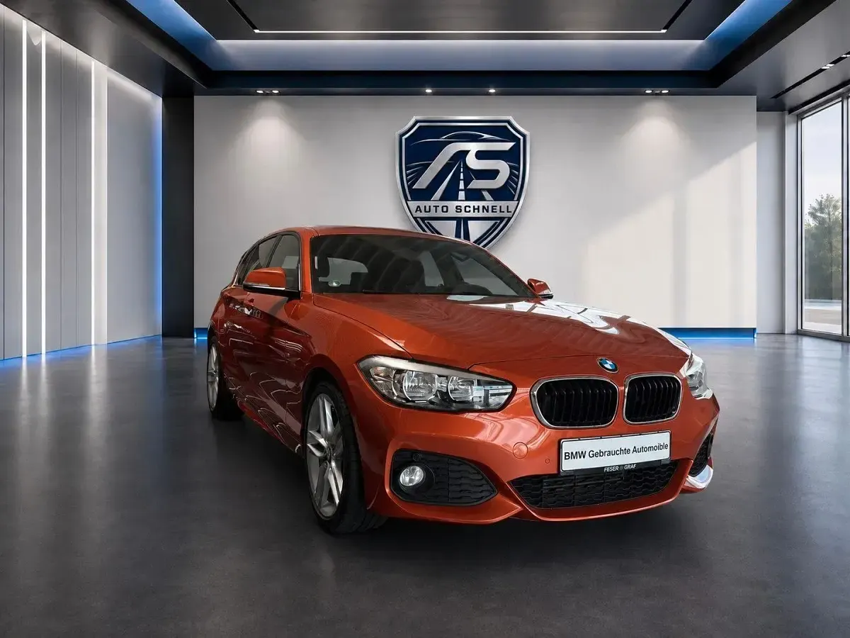 Gebraucht BMW 120 M Sport 177 PS (130 kW) 2015 Orange Kleinwagen