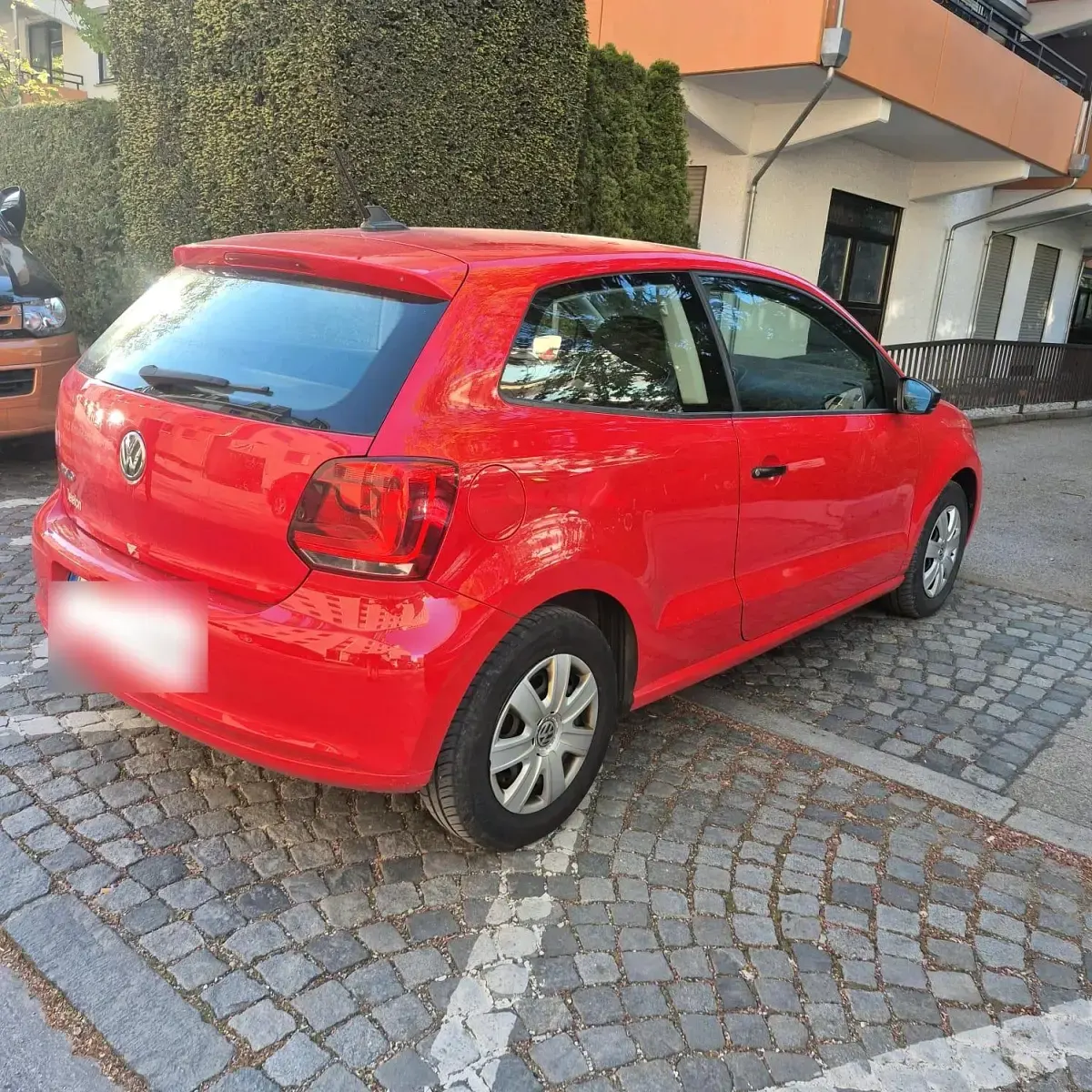 Second-hand VW Polo 80 CP (58 kW) 2010 Roșu Hatchback