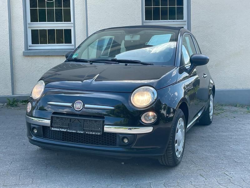 Schwarz Gebraucht 2009 Fiat 500C Cabrio | 5.790 € - Bild 1/4