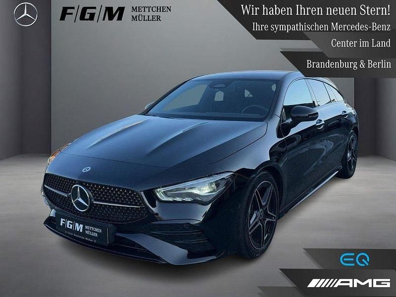 Gebraucht Mercedes CLA200 AMG line 150 PS (110 kW) 2024 Unilack nachtschwarz Kombi