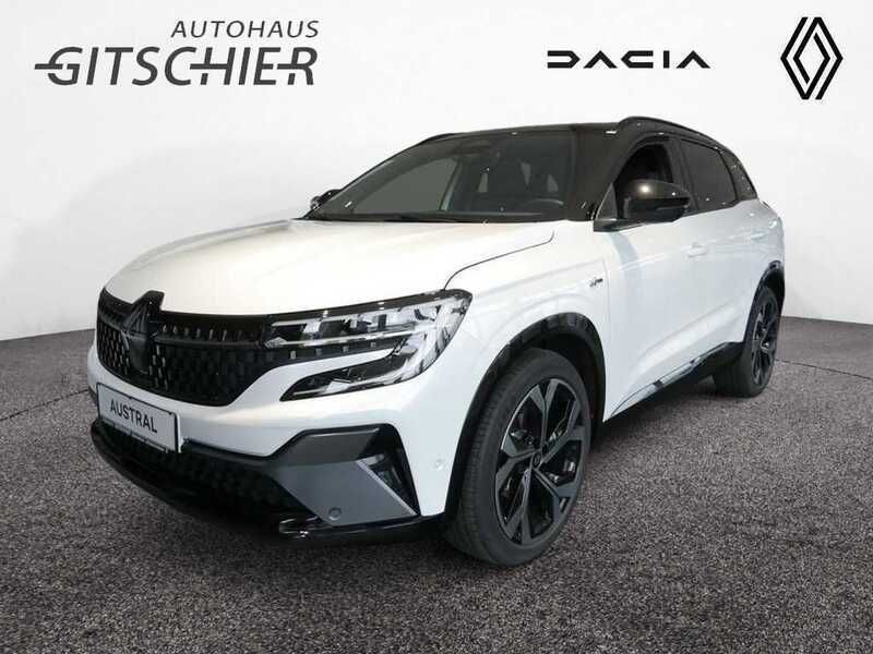 Perlmuttweiß metallic, black pearlschwarz metall (schwarz) Neu 2025 Renault Austral Iconic Esprit Alpine SUV | 39.400 € (Teuer) - Bild 1/4