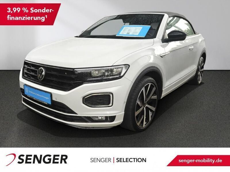 Weiß Gebraucht 2021 VW T-Roc Cabriolet R-line Cabrio | 26.980 € (Fairer Preis) - Bild 1/4