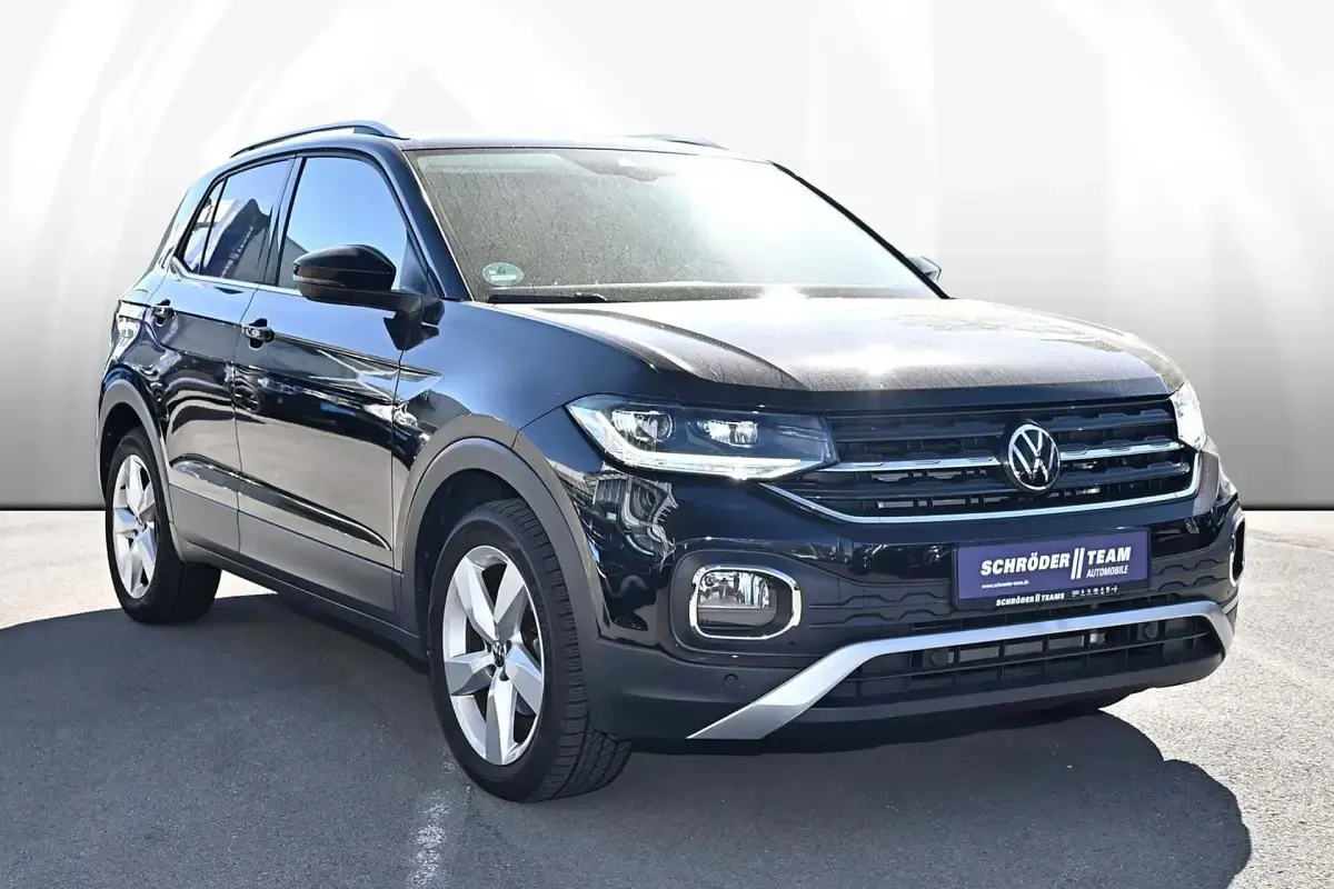 Gebraucht VW T-Cross Style 110 PS (80 kW) 2022 Schwarz SUV