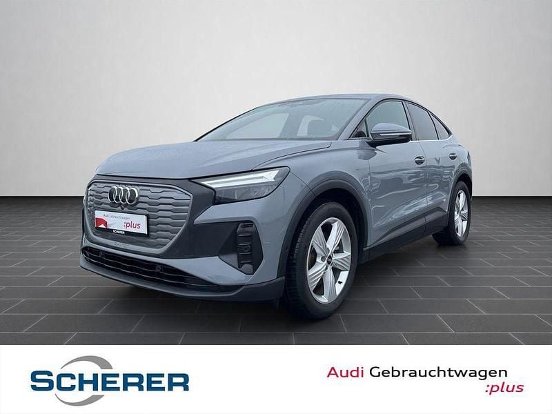 Kieselgrau Gebraucht 2022 Audi Q4 Sportback e-tron Advanced SUV | 25.390 € (Fairer Preis) - Bild 1/4