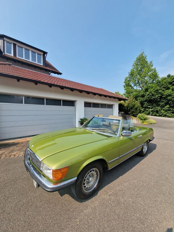 Grün Gebraucht 1977 Mercedes SL280 Cabrio | 64.700 € - Bild 1/4