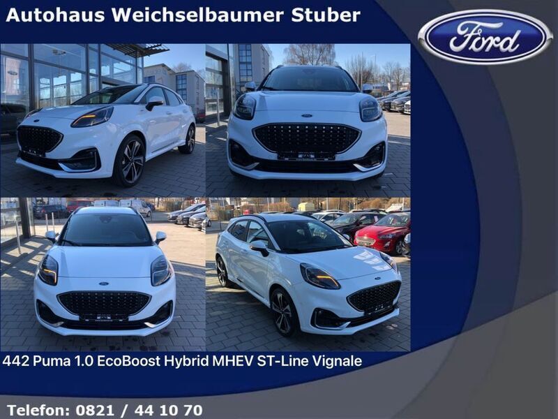 Weiß Gebraucht 2021 Ford Puma ST-Line SUV | 19.990 € (Guter Preis) - Bild 1/4