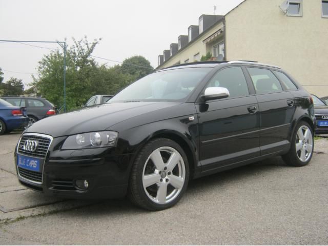 Schwarz metallic Gebraucht 2006 Audi A3 Sportback Ambition Kleinwagen | 15.999 € - Bild 1/4